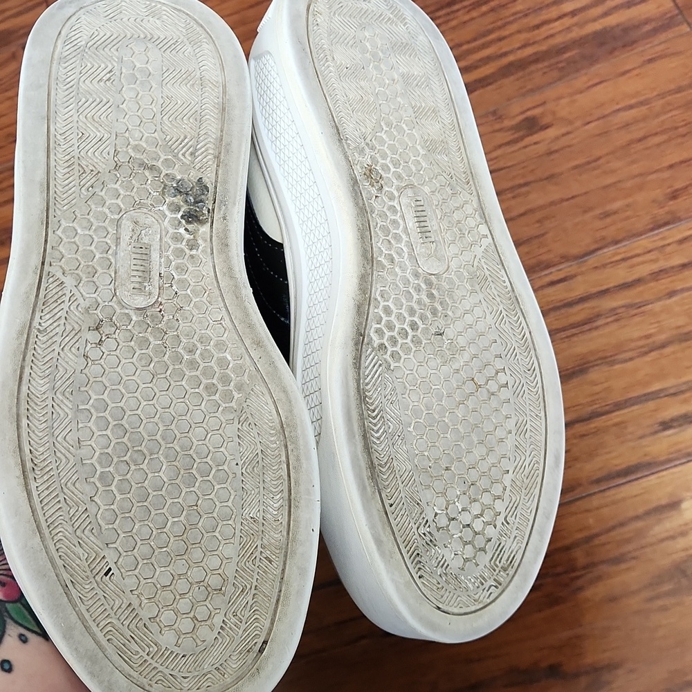 Puma Leather Smash Platform Womens Sneakers - Picture 10 of 11